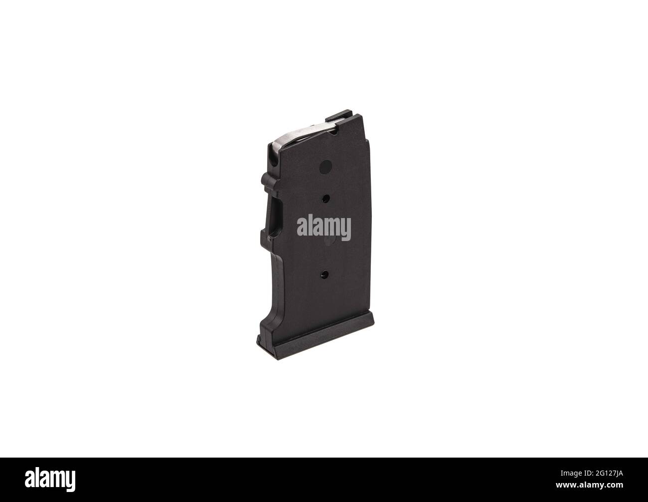 .22wmr magazine de fusil isolé sur fond blanc Banque D'Images