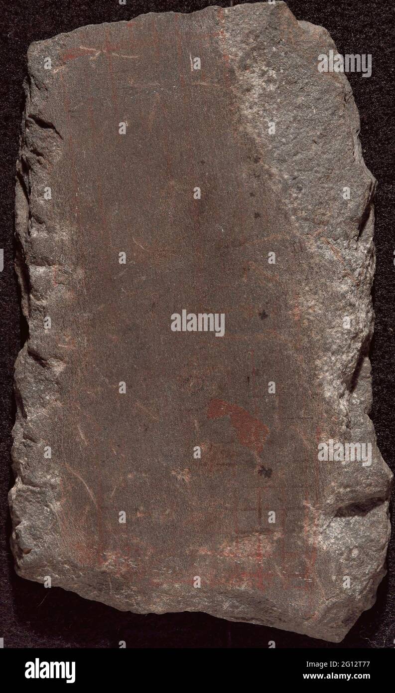 Egyptien ancien. Plaque de relief représentant des signes hiéroglyphiques - période Ptoléméenne précoce (environ 300 av. J.-C.) - Egyptien. Pierre. Banque D'Images