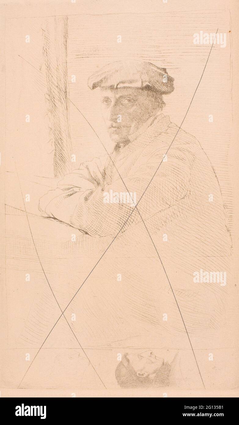Auteur: Hilaire Germain Edgar Degas. The Engraver Joseph Tourny - 1857 - Edgar Degas French, 1834-1917. Gravure sur papier japonais crème (à partir de Banque D'Images