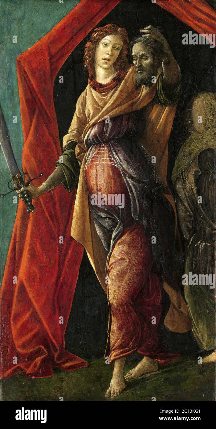 Sandro Botticelli - Judith avec la tête d'Holofernes 02 Banque D'Images