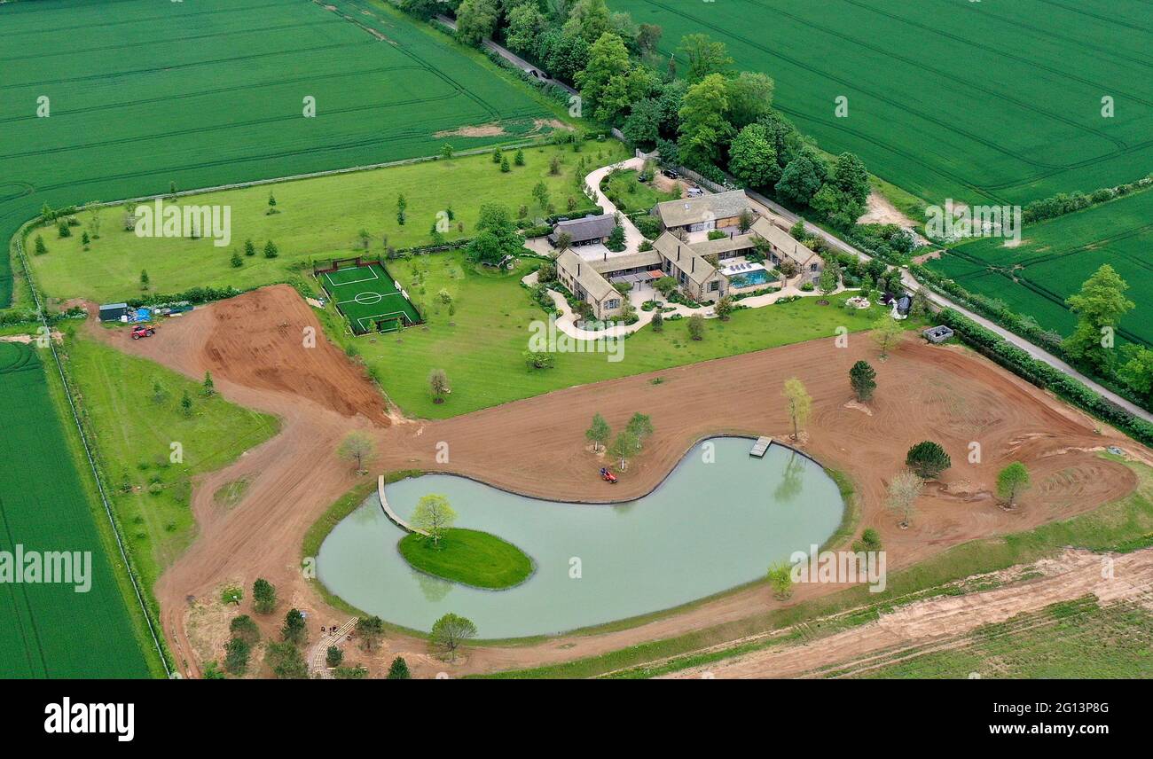 David beckham and victoria beckhams house Banque de photographies et d