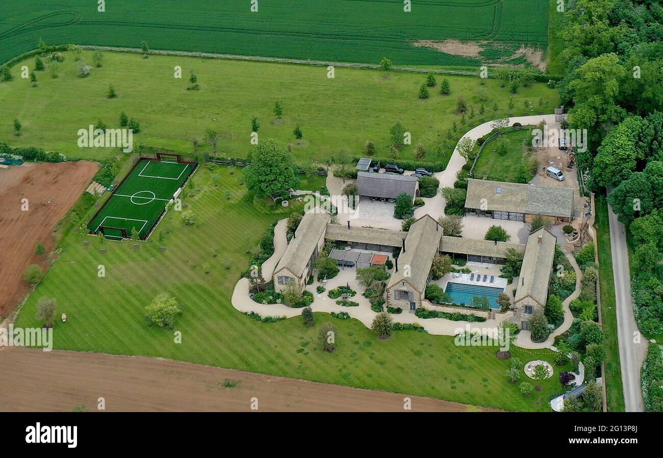 David beckham and victoria beckhams house Banque de photographies et d