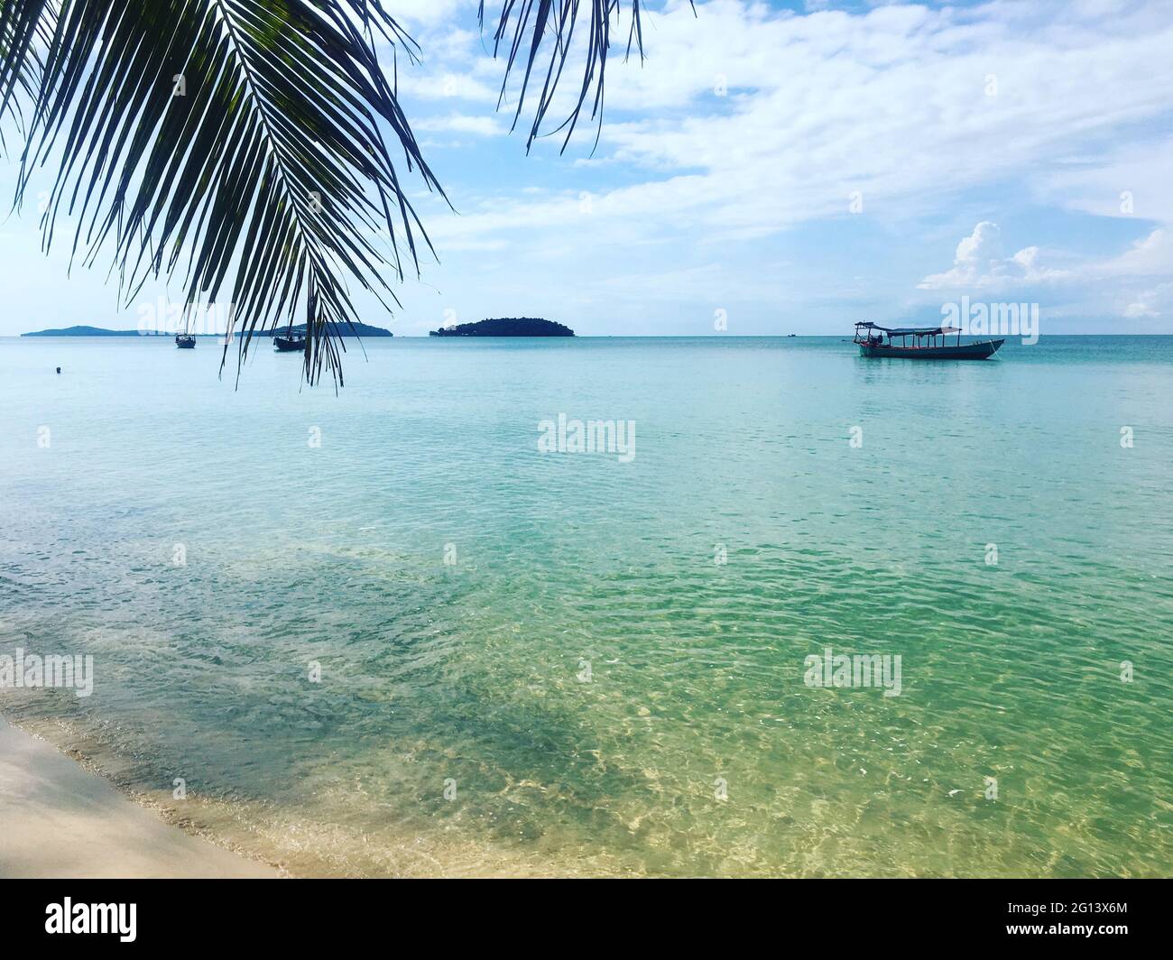 Plage d'Otres, Cambodge Banque D'Images