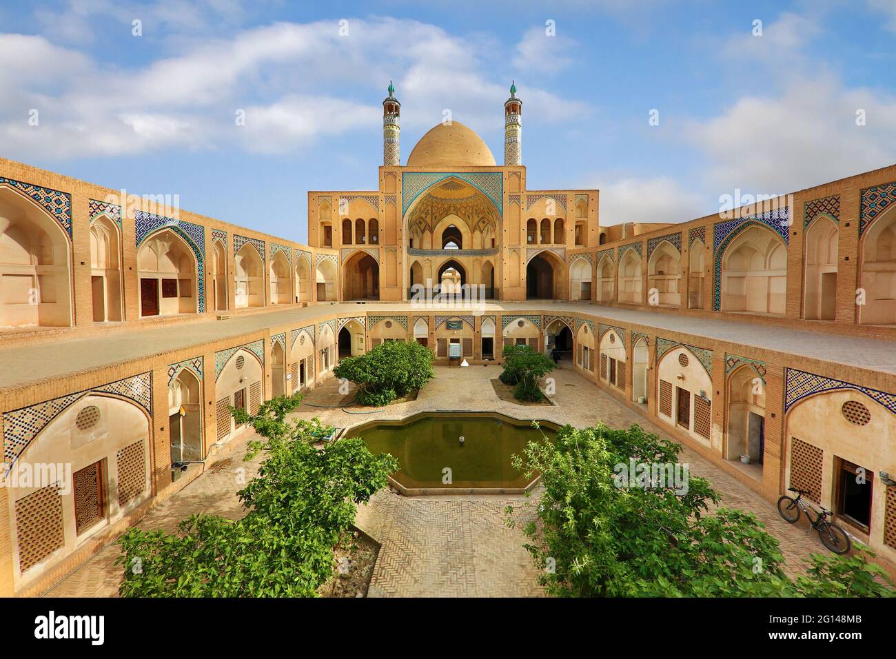 La mosquée Agha Bozorg à Kashan, Iran Banque D'Images