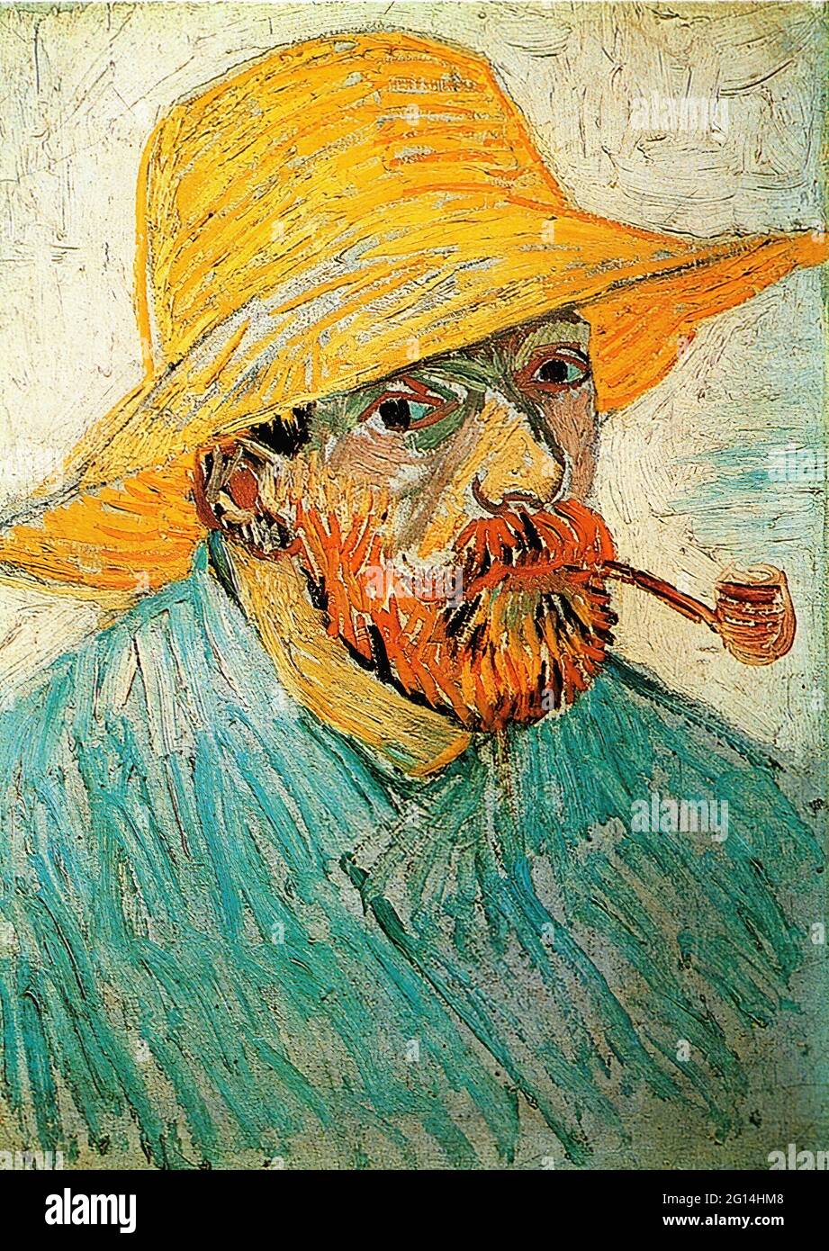 Vincent Van Gogh - Auto-portrait 1888 1 1888 Banque D'Images