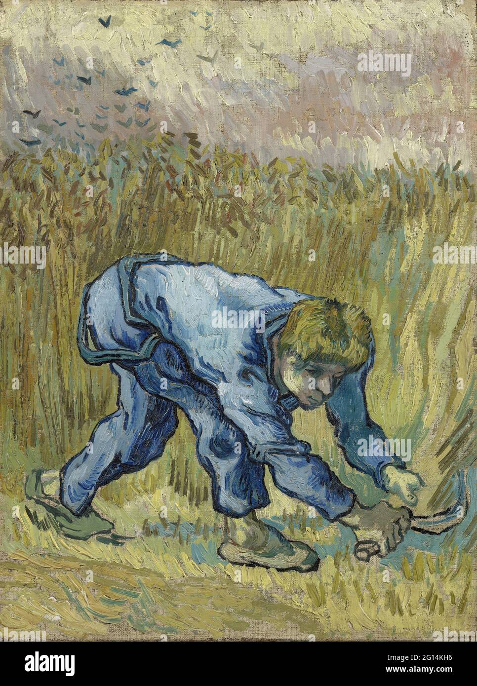 Vincent Van Gogh - la couche après mil Banque D'Images