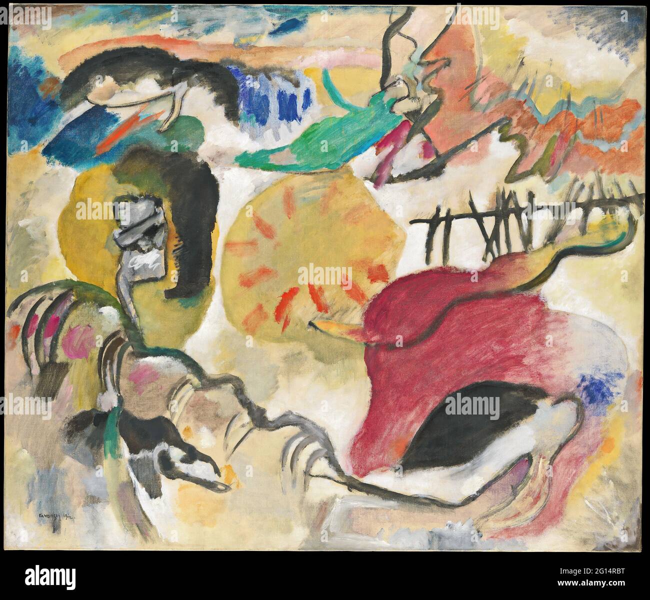 Wassily Kandinsky - improvisation 27 jardin de l'Amour II Banque D'Images