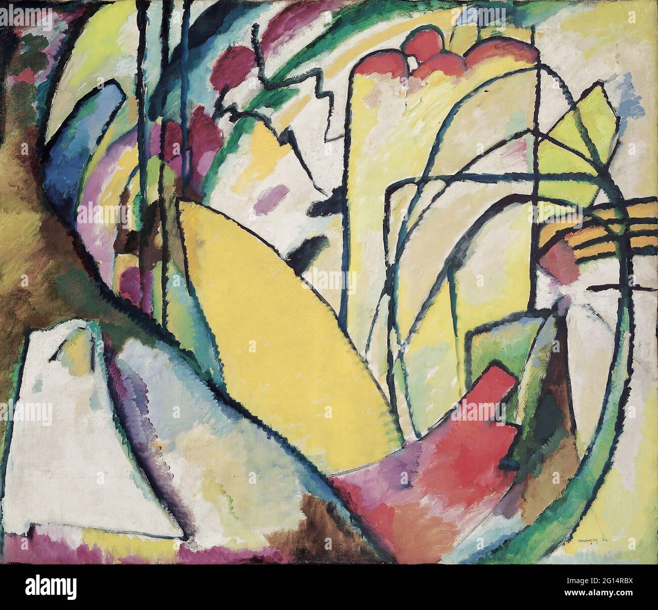 Wassily Kandinsky - improvisation 10 Banque D'Images