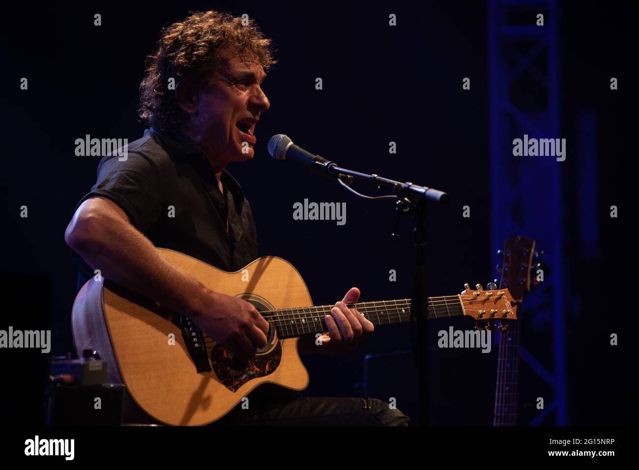 Ian Moss (Cold Chisel) réalise un spectacle solo en direct pour célébrer les 30 ans de son premier album solo, The matchbox Tour Banque D'Images