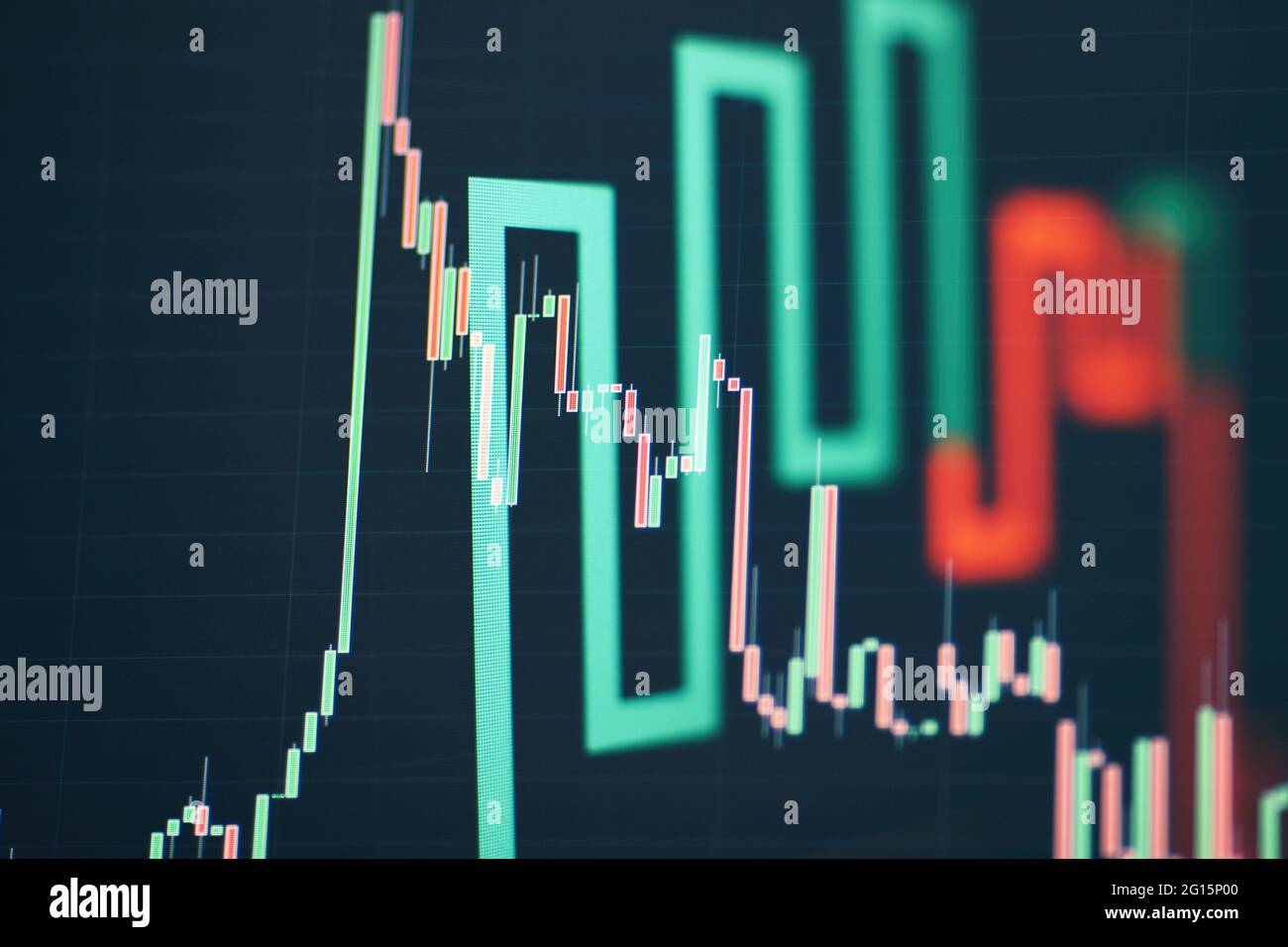 Le plan d'affaires à la réunion et à analyser les chiffres pour afficher les performances de l'entreprise. Banque D'Images