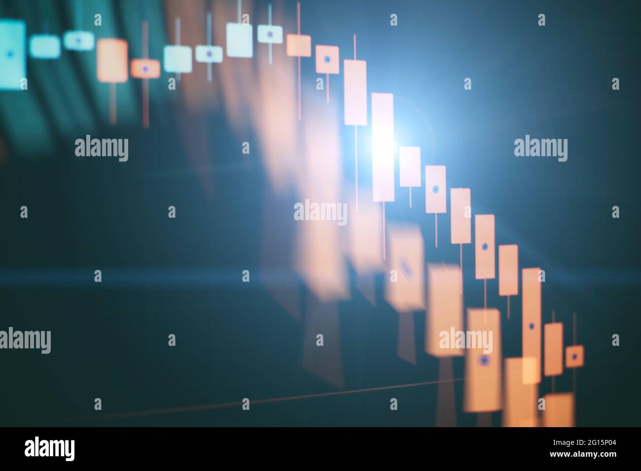 Le plan d'affaires à la réunion et à analyser les chiffres pour afficher les performances de l'entreprise. Banque D'Images