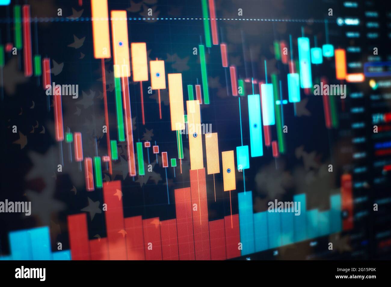 Le plan d'affaires à la réunion et à analyser les chiffres pour afficher les performances de l'entreprise. Banque D'Images