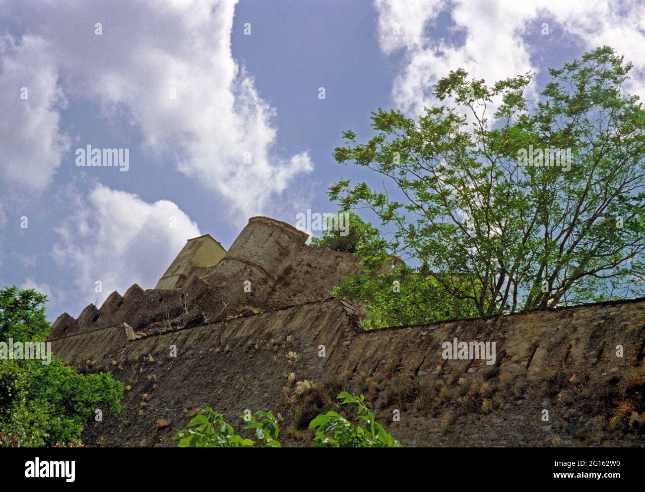 Citadelle de Corte en Corse, la Mecque de la culture Corse Banque D'Images