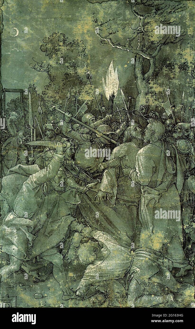 Albrecht Dürer - arrestation de Christ Db97 Banque D'Images