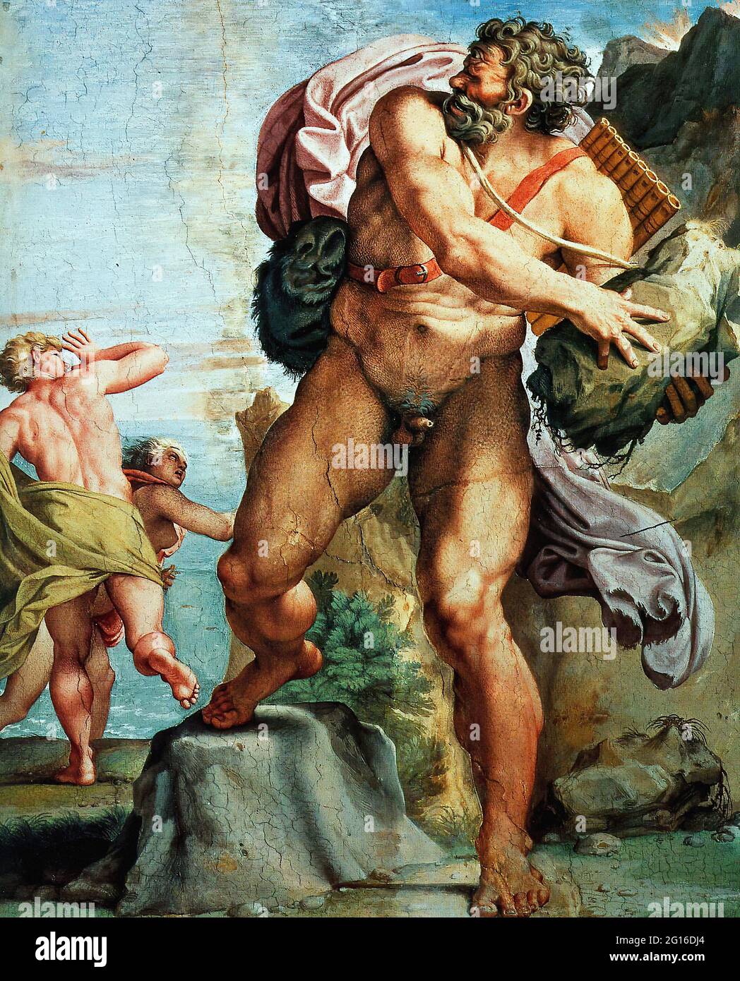 Annibale Carracci - Cyclops Polyphemus 1605 Banque D'Images