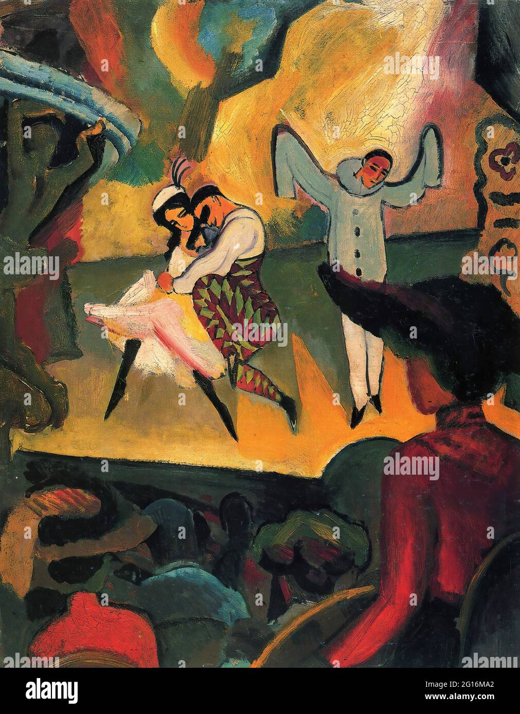 Août Macke - Russisches Ballett I 1912 Banque D'Images