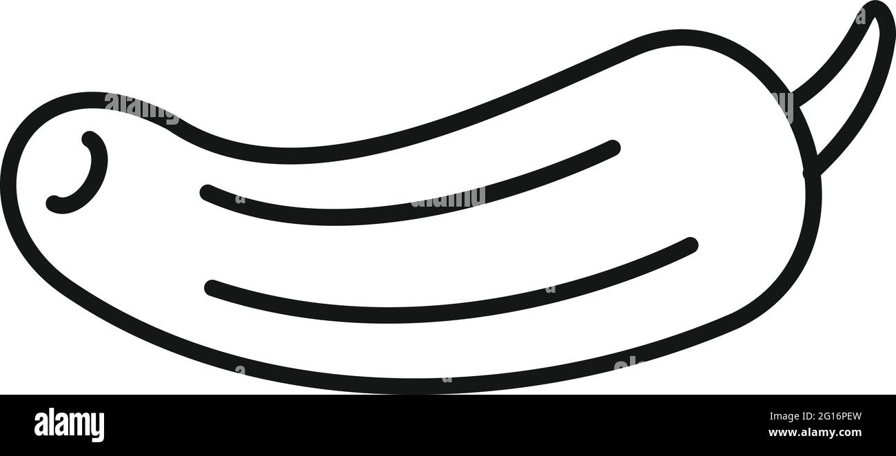 Icône de produit agricole, style de contour Illustration de Vecteur