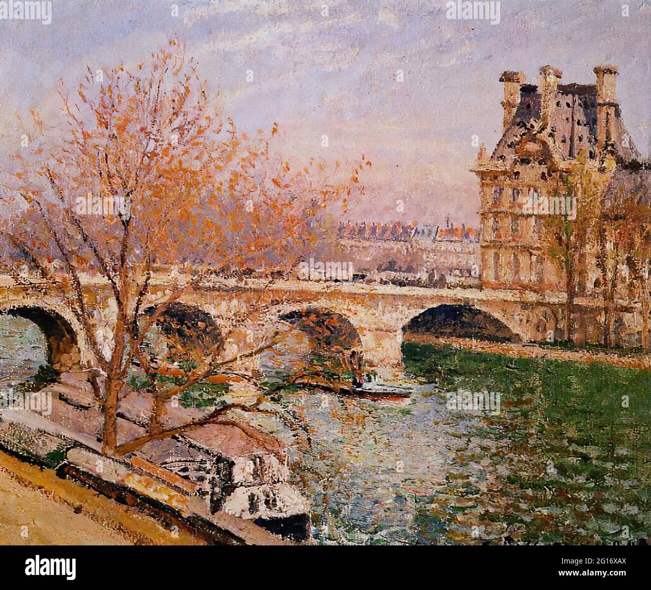 Camille Pissarro - Pont Royal Pavillon de flore 1903 Banque D'Images