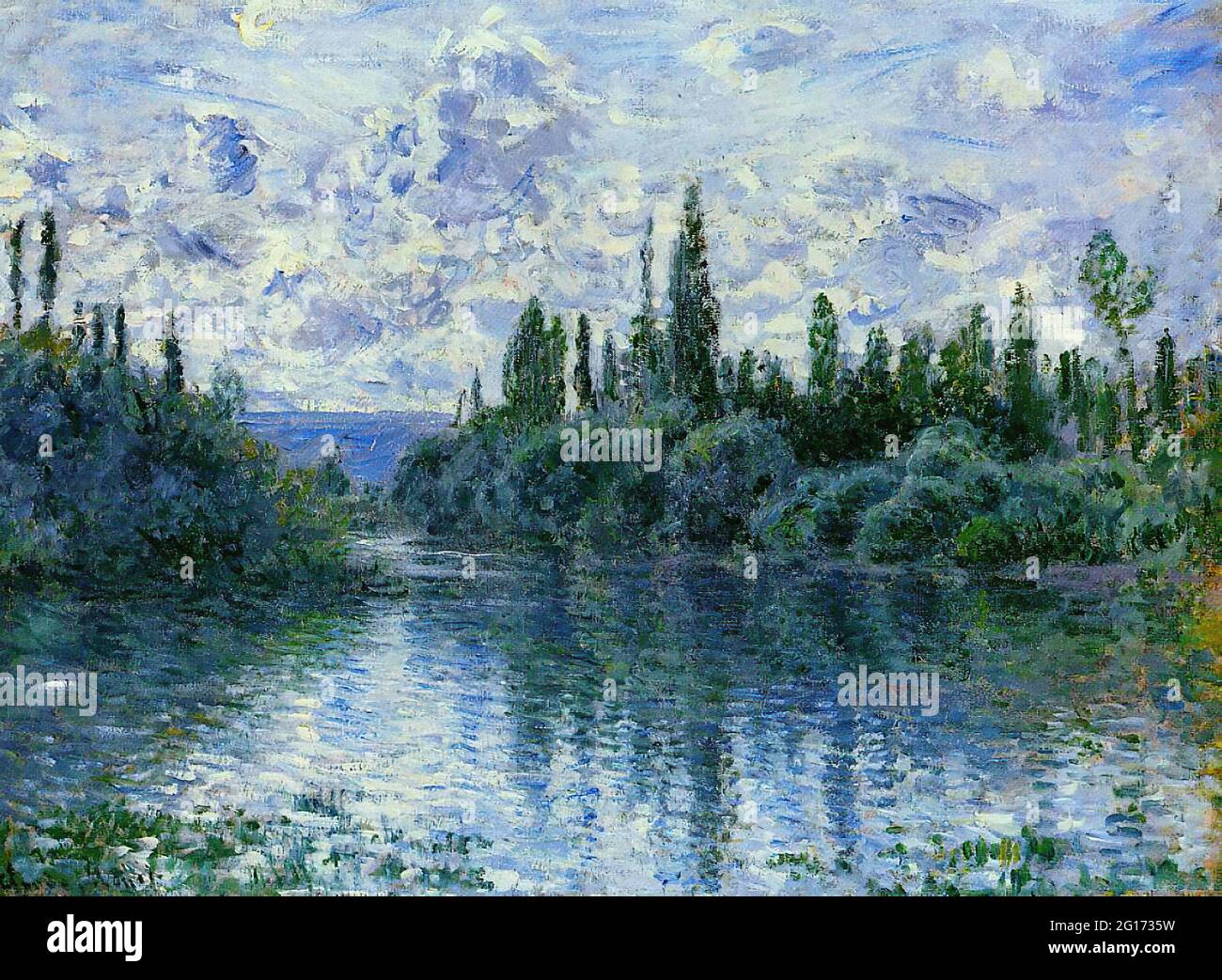 Claude monet la seine à vétheuil Banque de photographies et d’images à ...