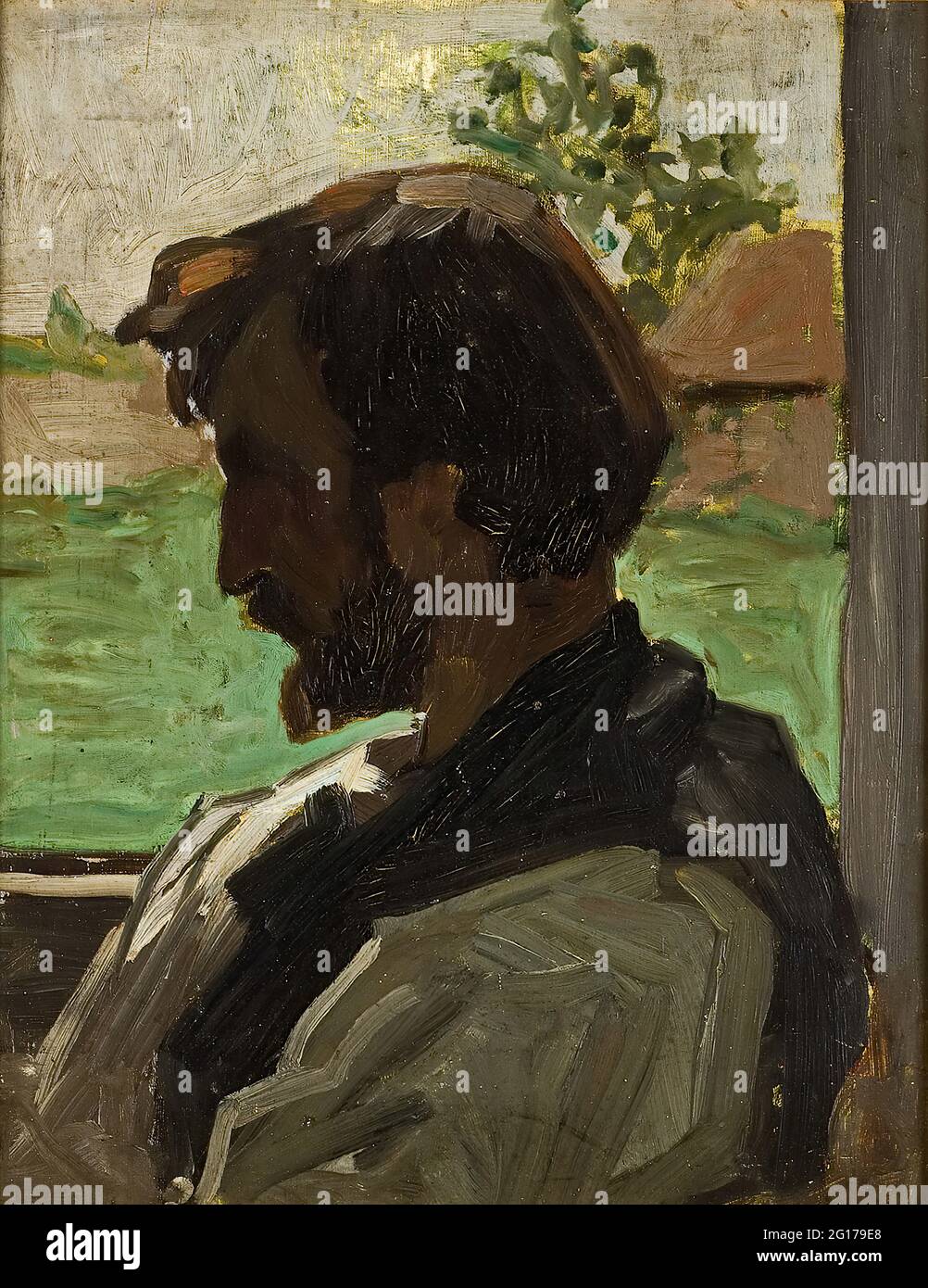 Claude Monet - Portrait de Bazille Banque D'Images