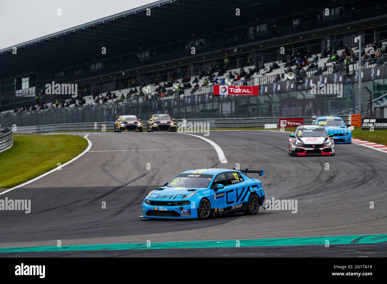 12 Urrutia Santiago (uru), Cyan Performance Lynk & Co, Lync & Co 03 TCR, action lors de la course WTCR 2021 de la FIA en Allemagne, 1er tour de la FIA World Touring car Cup 2021, sur le Nurburgring Nordschleife, du 3 au 6 juin 2021 à Nurburg, Allemagne - photo Florent Gooden / DPPI Banque D'Images