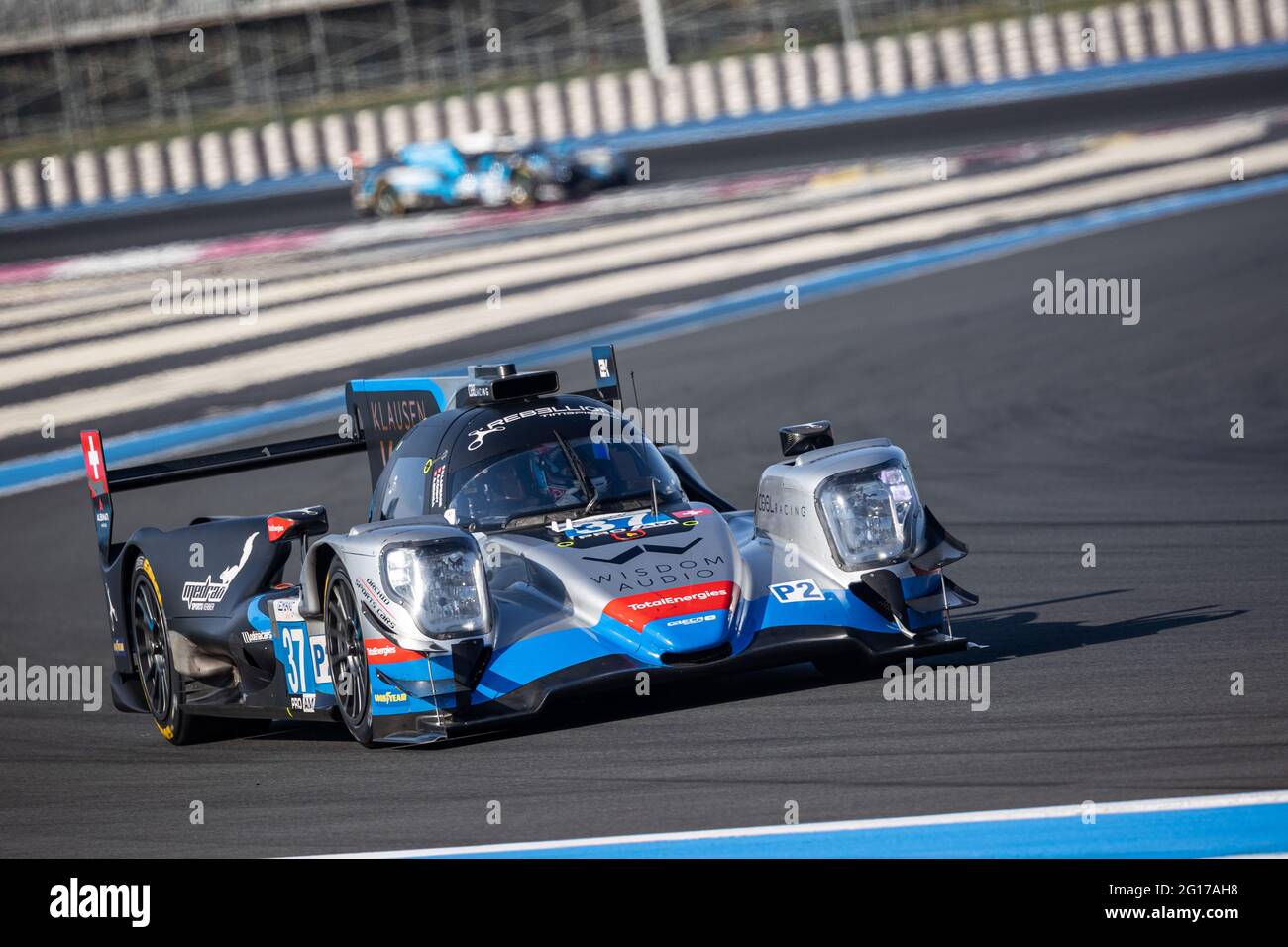 37 Alexandre Coigny (CHE), Nicolas Lapierre ( FRA), Antonin Borga (CHE), Oreca 07 - Gibson COOL RACING, action pendant les 2021 4 heures du Castellet, 3e tour de la série européenne le Mans 2021, du 04 au 06 juin 2021 sur le circuit Paul Ricard, au Castellet, France - photo Germain Hazard / DPPI / LiveMedia Banque D'Images