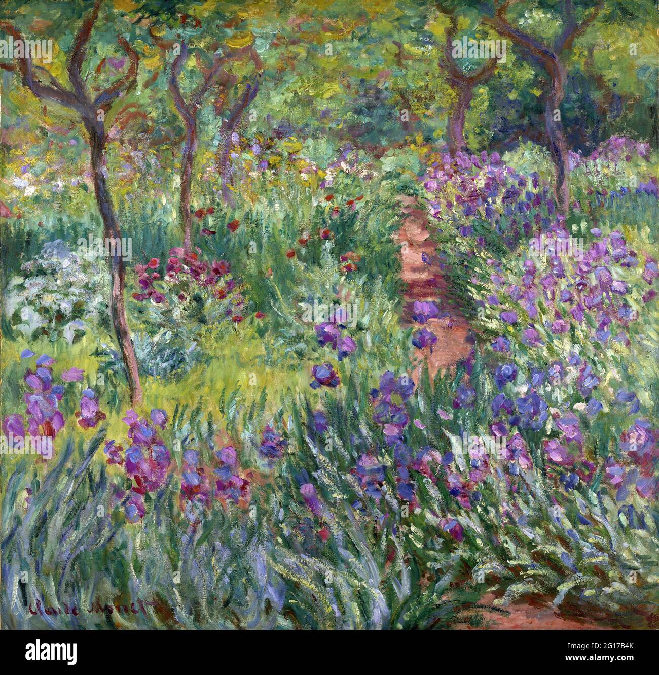 Claude Monet - le jardin des artistes à giverny 01 Banque D'Images