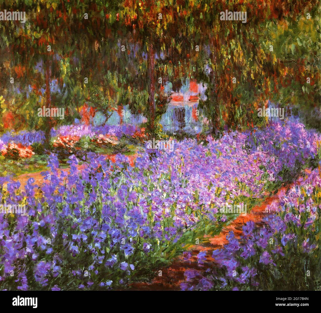 Claude Monet - le jardin des artistes à Giverny 02 Banque D'Images