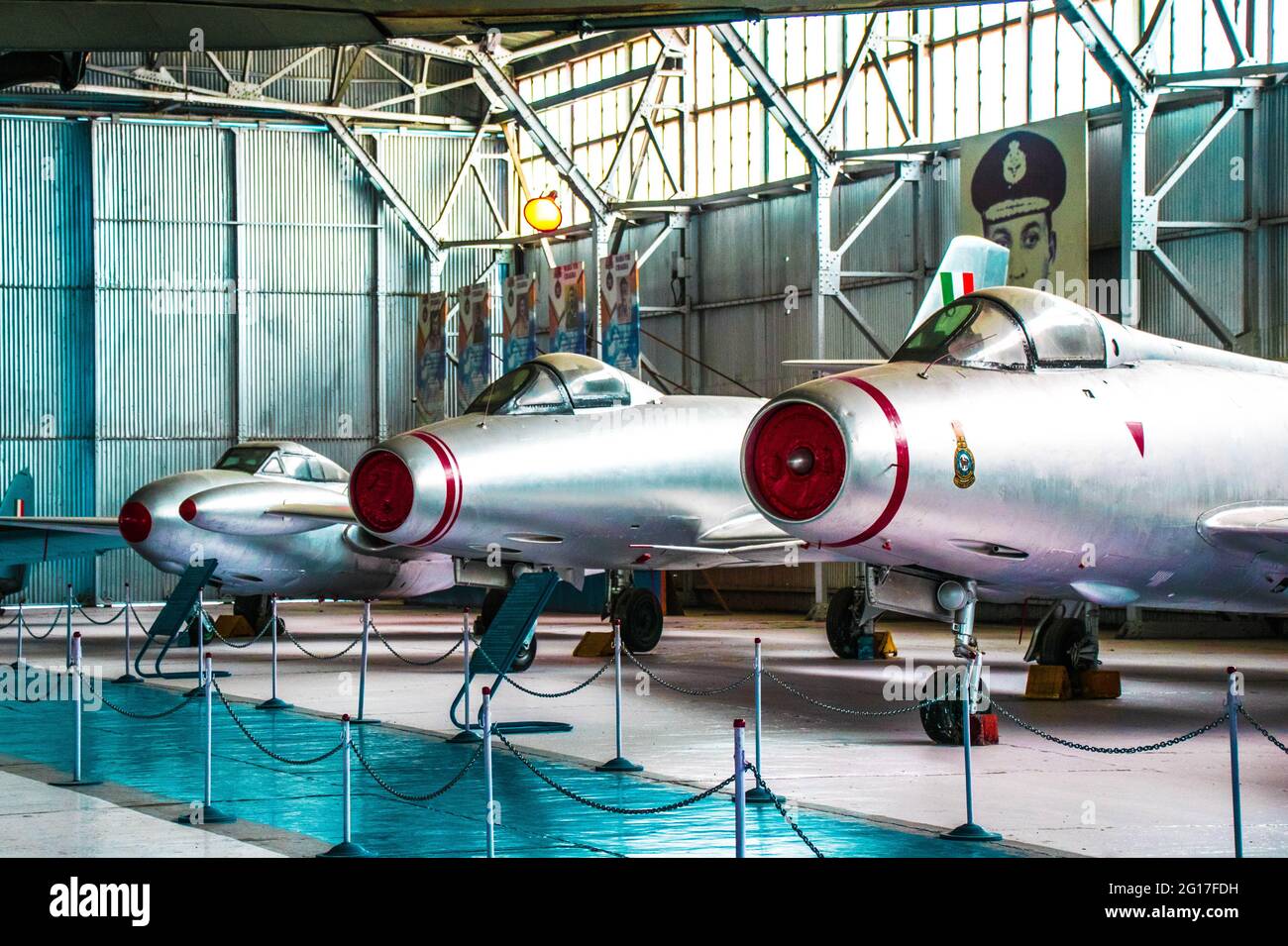 Le Musée de l'Armée de l'air indienne, Palam, est le musée de l'Armée de l'air indienne, et est situé à la station de l'Armée de l'air de Palam à Delhi, en Inde. Banque D'Images