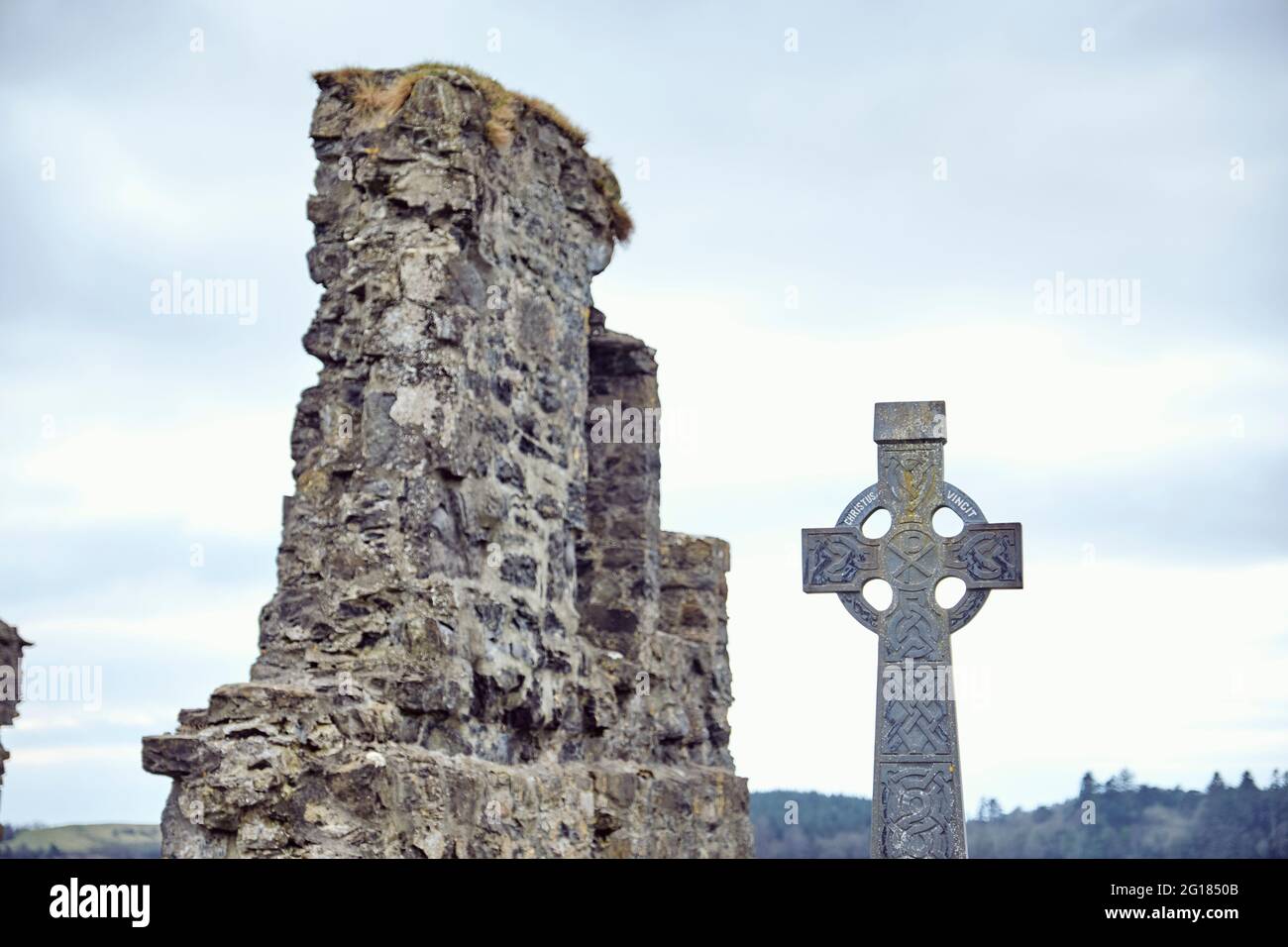 L'abbaye franciscaine de Donegal, Donegal, Irlande, 2018 Banque D'Images