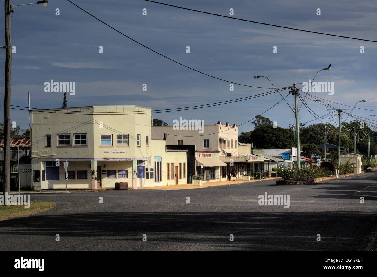 Paysage de rue Edward Biggenden Queensland Australie Banque D'Images