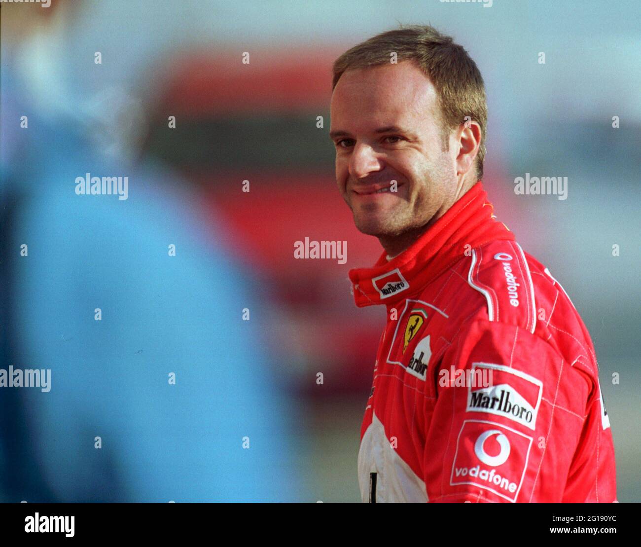 Circuito de Catalunya près de Montmelo Espagne 28.2.-2.3.2002, Motorsport: Formule 1 essais d'hiver - Rubens BARRICHELLO, Ferrari Banque D'Images