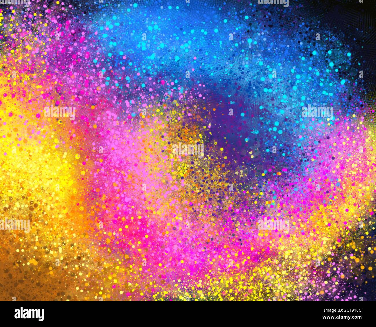 un résumé coloré spatules inhabituelles texture arrière-plan Banque D'Images