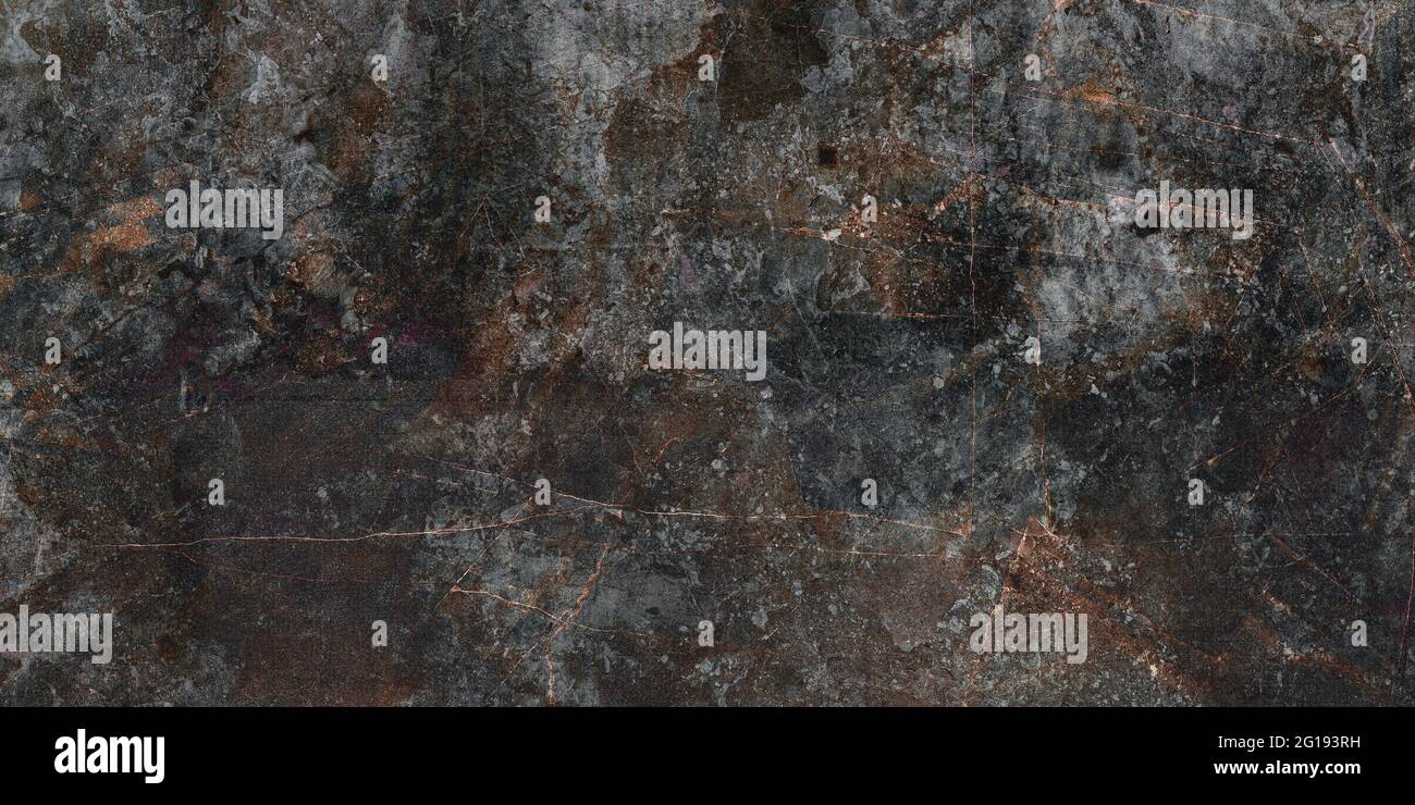 Marbre noir, motif en pierre naturelle pour l'arrière-plan. Exotique abstrait, calcaire, marbre rustique, carrelage en céramique mate, pierre polie Banque D'Images