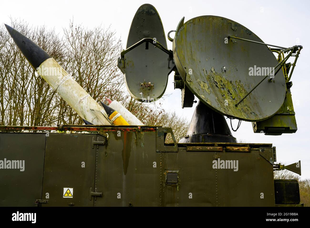 Système de missiles sol-air Bloodlirus Banque D'Images