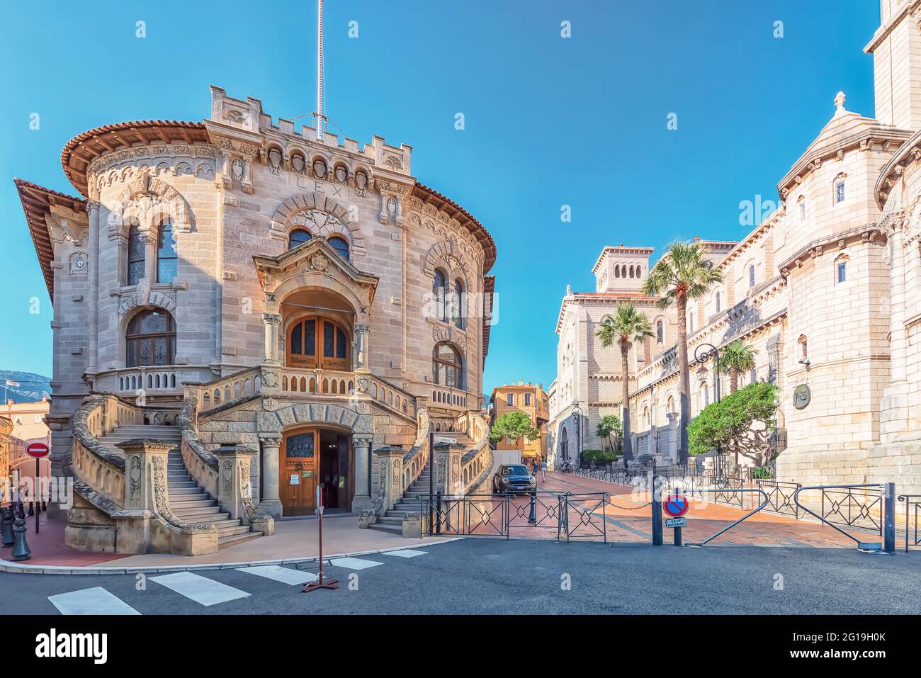 Principauté de Monaco sur la Côte d'Azur Banque D'Images