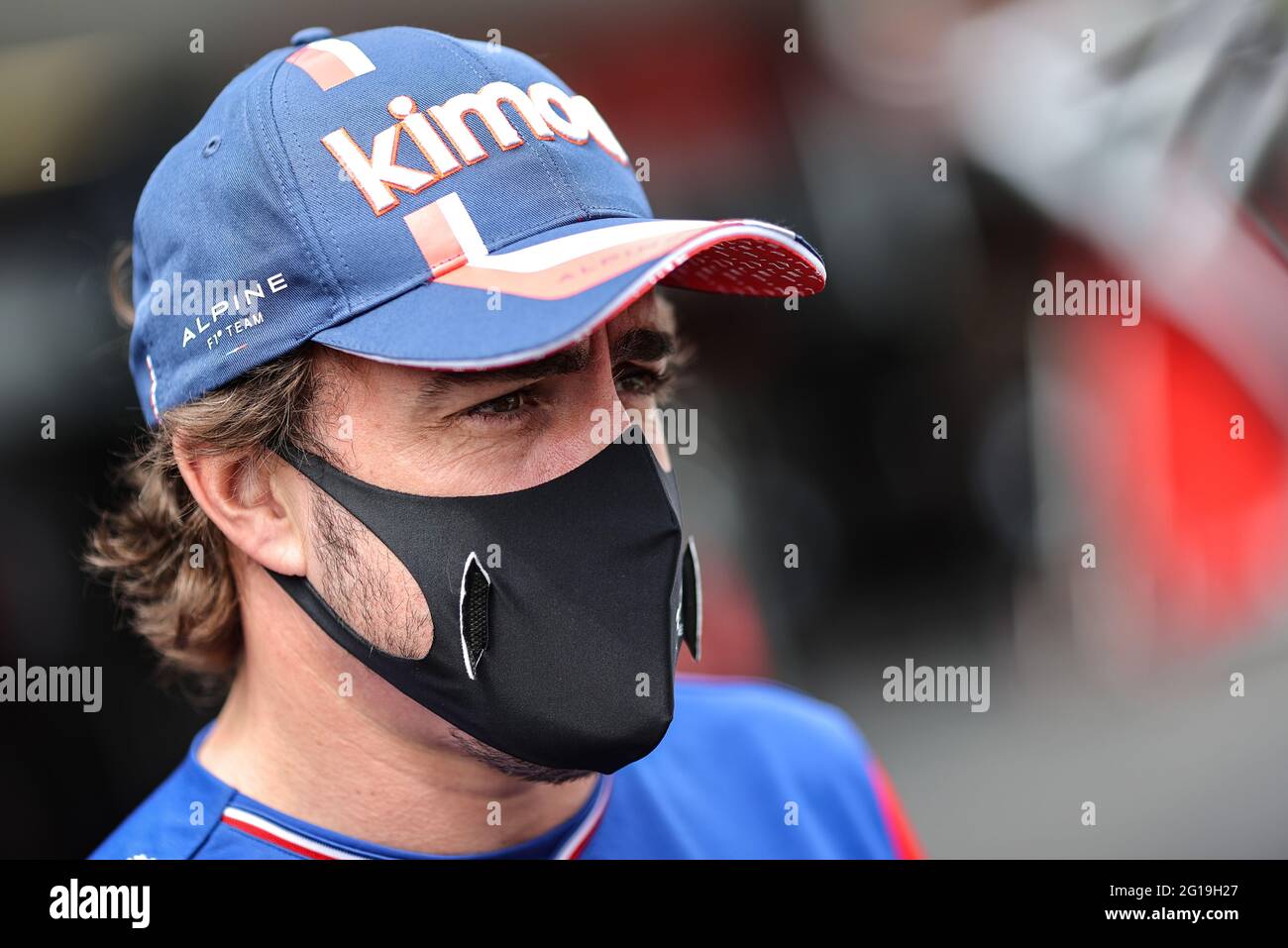 Bakou, Azerbaïdjan. 6 juin 2021. Fernando Alonso (ESP) Alpine F1 Team. Crédit : James Moy/Alay Live News Banque D'Images