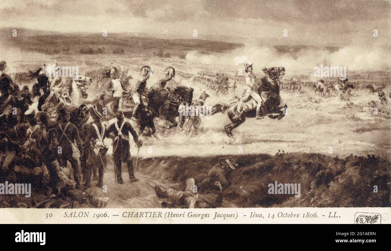 Bataille de Iéna, Murat, 14 octobre 1806 Banque D'Images