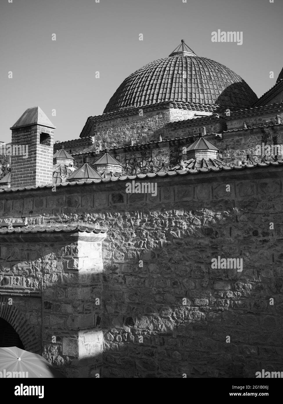Bâtiment hammam historique de bains turcs situé à Nicaea, İznik, Turquie Banque D'Images