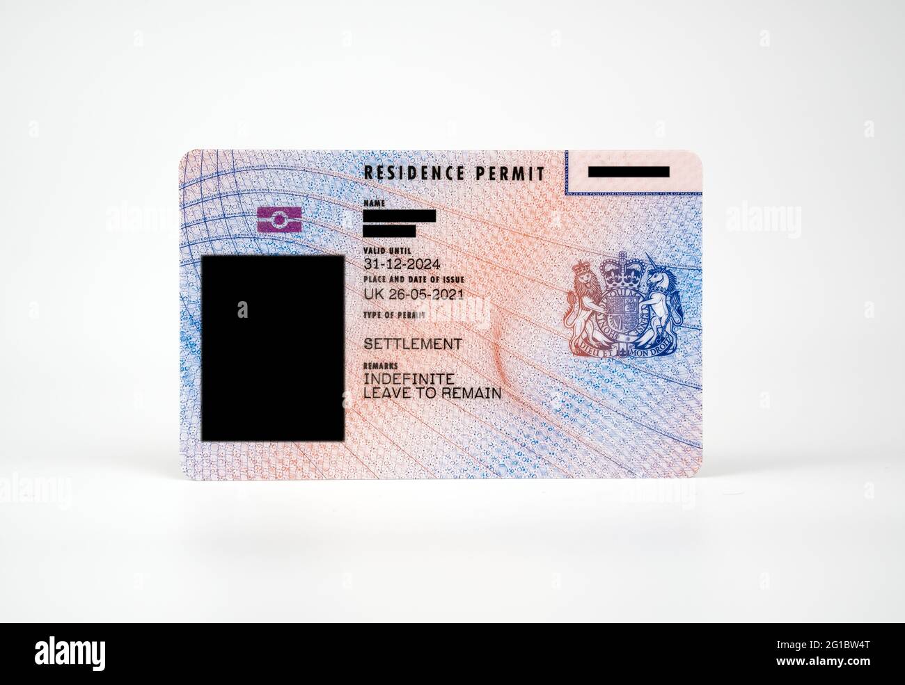 Nouveau type de permis de séjour biométrique carte BRP délivrée par