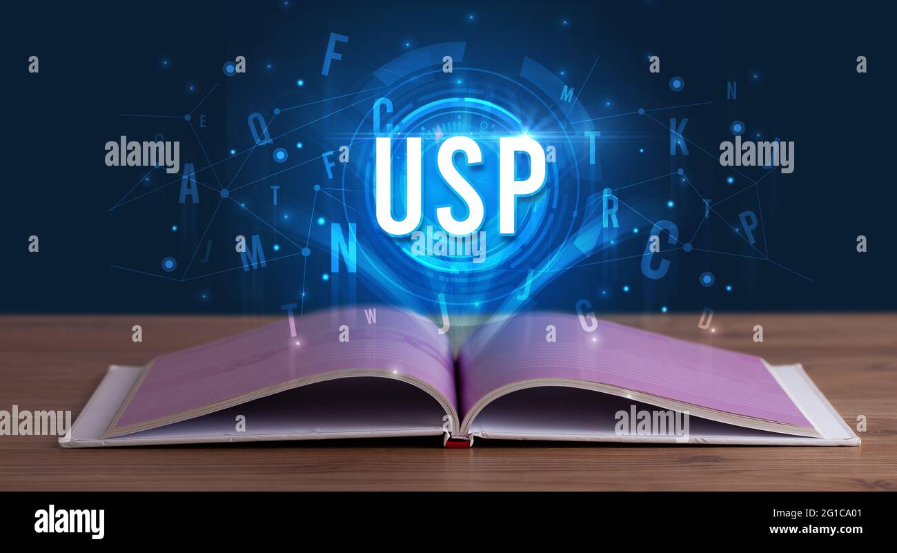 Abréviation de technologie issue d'un livre ouvert Banque D'Images