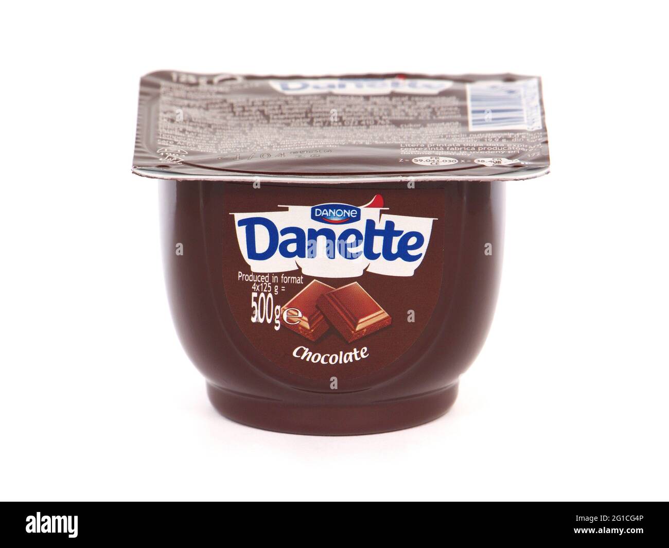 Bucarest Roumanie 21 Mars 18 Gateau Au Chocolat Danone Danette Photo Stock Alamy