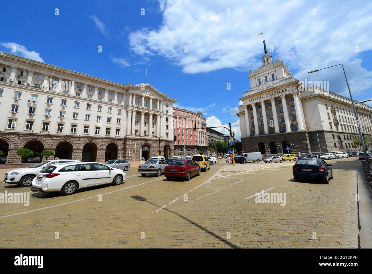 Hôtel de ville à Sofia, Bulgarie. Banque D'Images