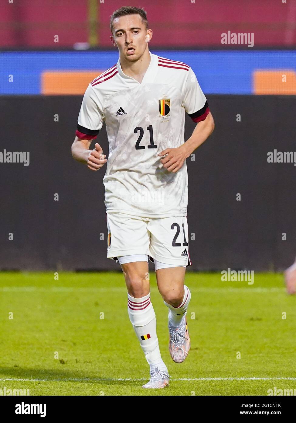 06-06-2021: Voetbal: Belgie contre Kroatie: Brussel BRUSSEL, BELGIQUE - JUIN 6: Timothy Catagne de Belgique pendant le match international amical entre Banque D'Images