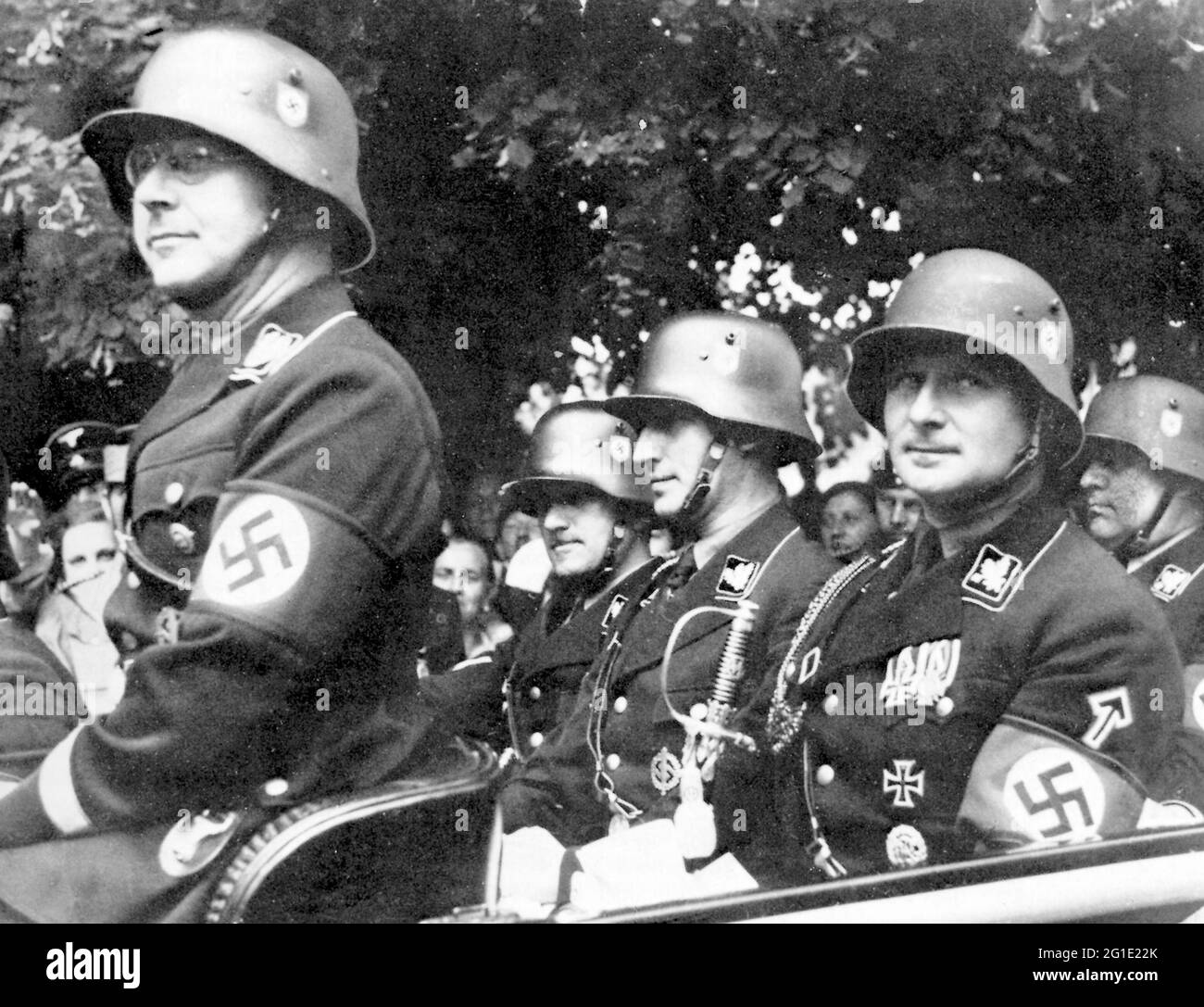 Himmler, Heinrich, 7.10.1900 - 23.5.1945, politicien allemand (NSDAP), Reichsfuehrer SS, Chef de la police allemande depuis 1936, USAGE ÉDITORIAL EXCLUSIF Banque D'Images