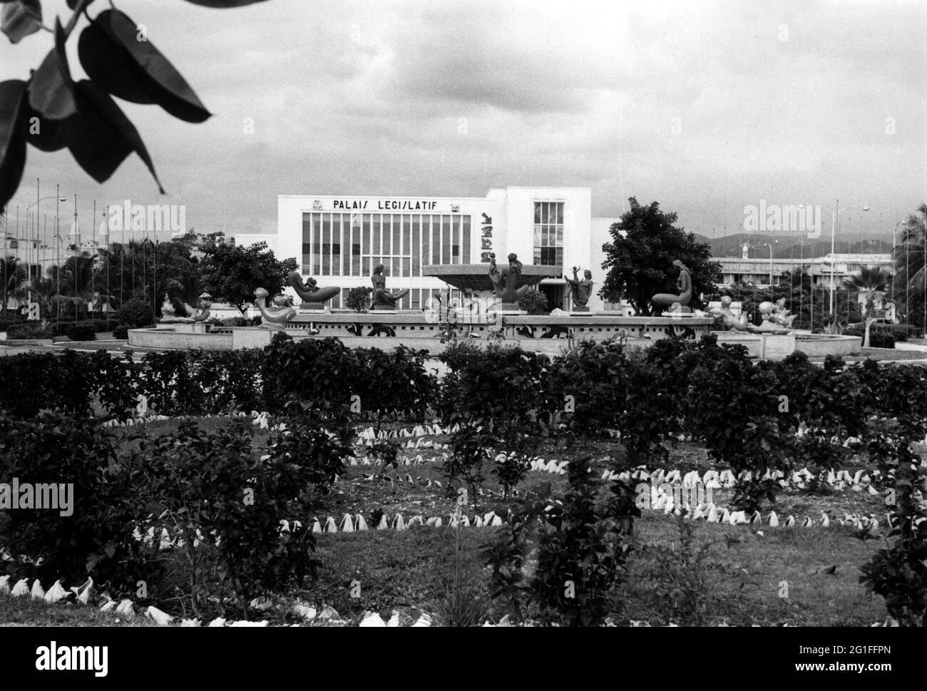 Géographie / voyage, Haïti, villes, Port-au-Prince, bâtiment, ÉDIFICE DU PARLEMENT, 1971, DROITS-SUPPLÉMENTAIRES-AUTORISATION-INFO-NON-DISPONIBLES Banque D'Images