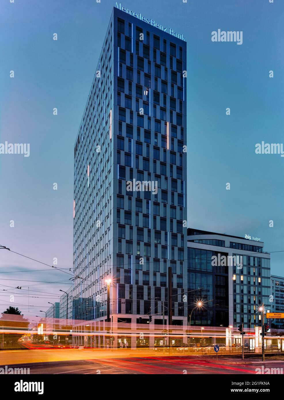 Office Tower Koenigstadt-Carree près d'Alexanderplatz, Berlin-Mitte, Berlin, Allemagne Banque D'Images