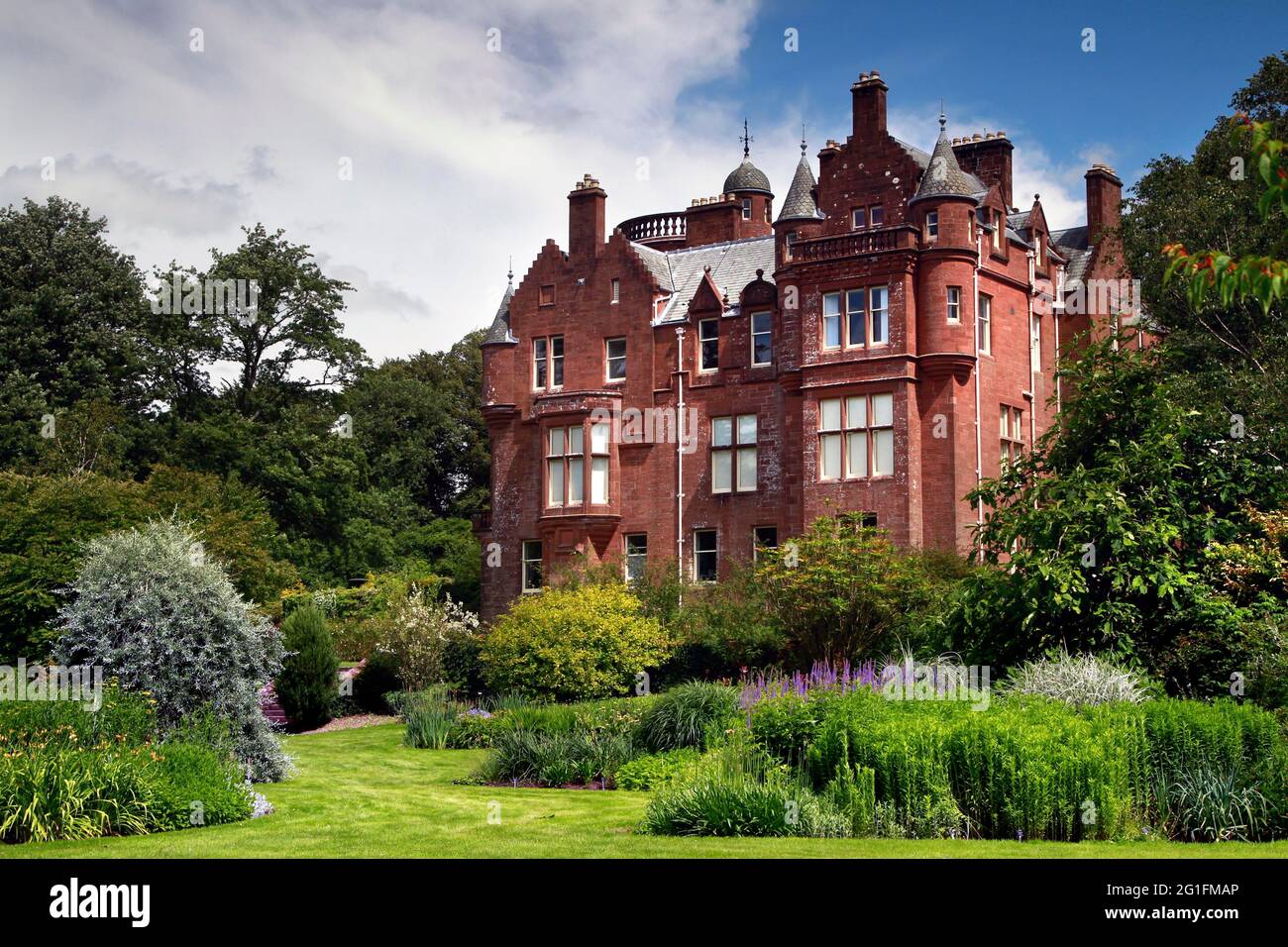 Jardins de Threave, Manor House, National Trust for Scotland, Castle Douglas, Dumfries and Galloway, Lowlands, Écosse, Royaume-Uni Banque D'Images