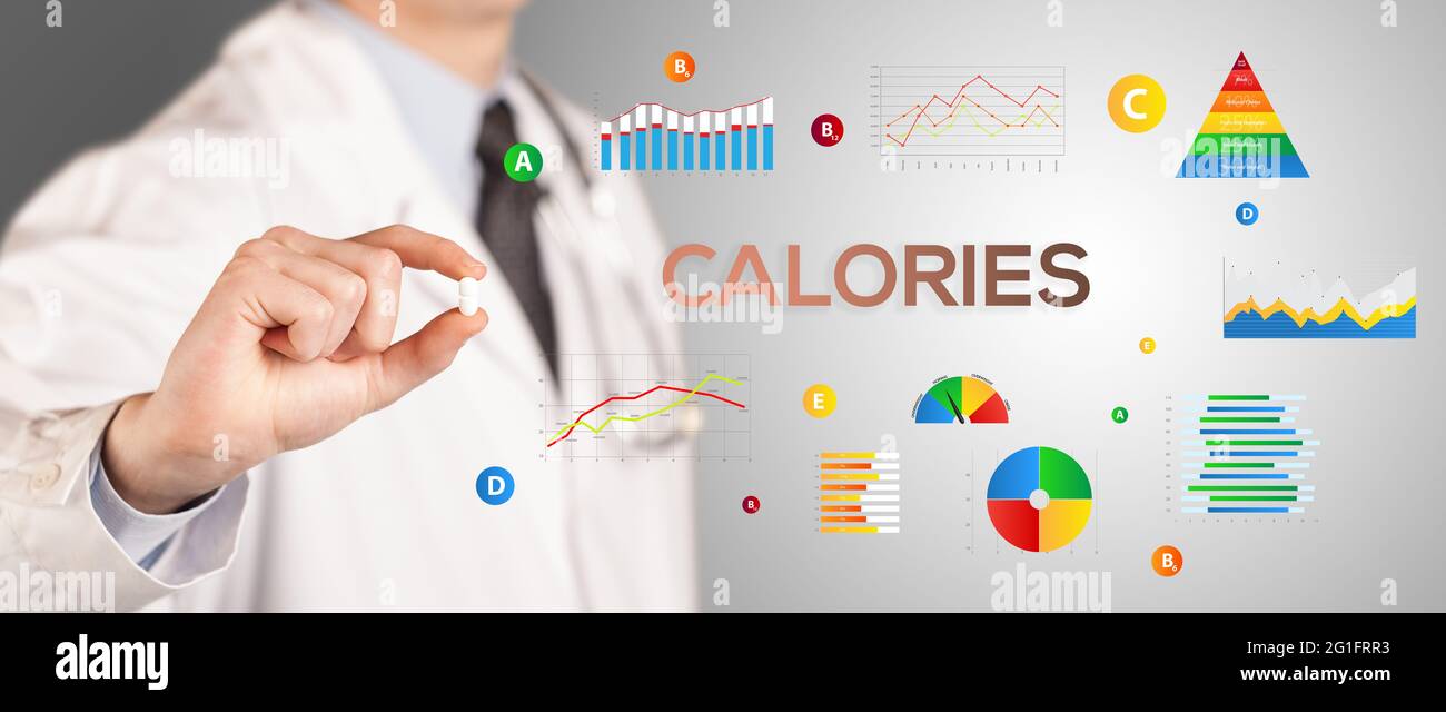 Nutritionniste vous donnant une pilule Banque D'Images