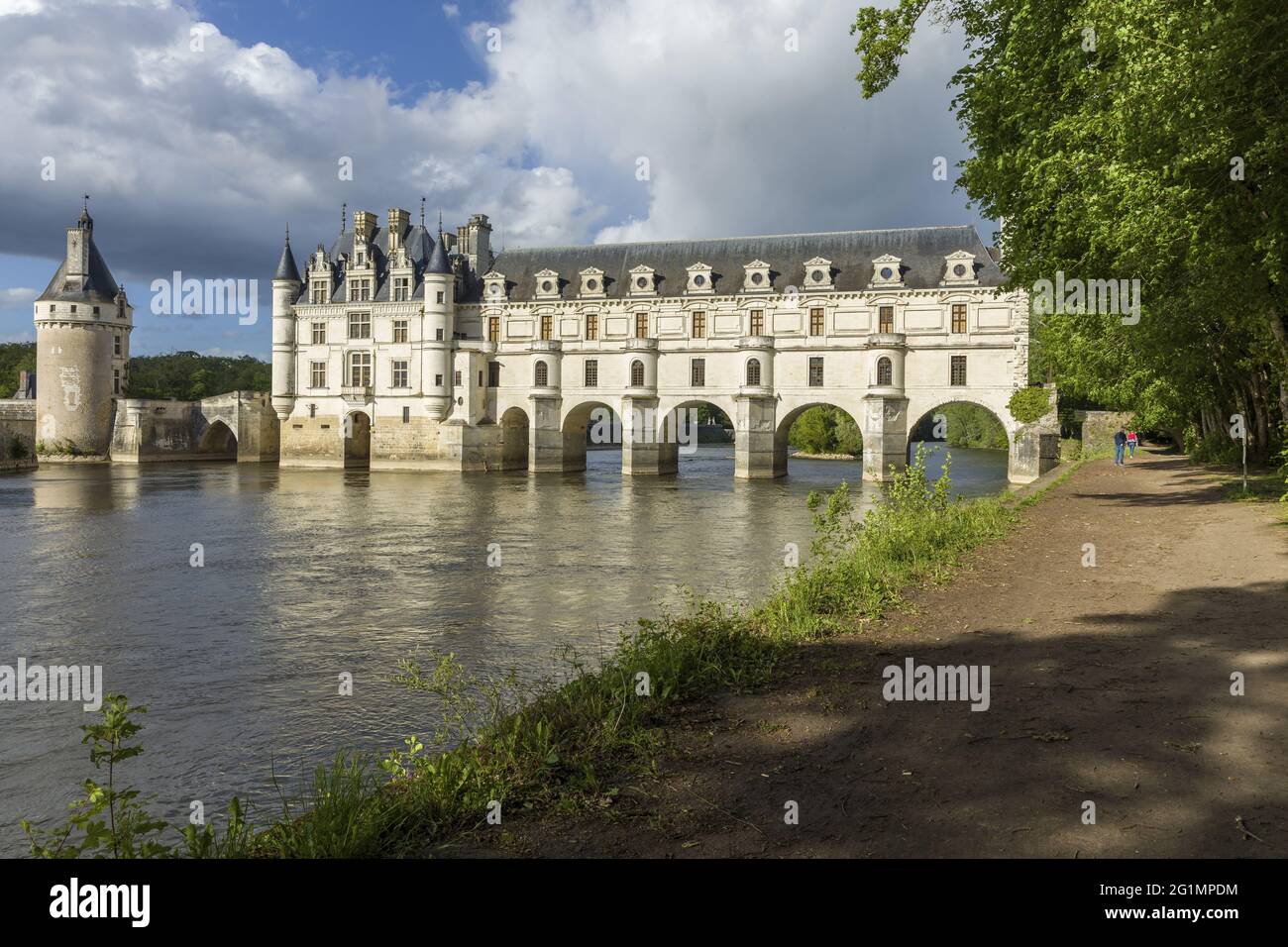 France, Indre et Loire, Francueil, vallée de la Loire classée au patrimoine mondial de l'UNESCO, Chenonceaux, château de Chenonceau Banque D'Images